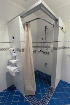 Walk in shower installation in Woodloch