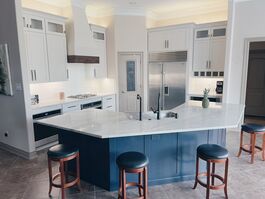 Kitchen remodeled in Memorial City, TX by Infinite Designs