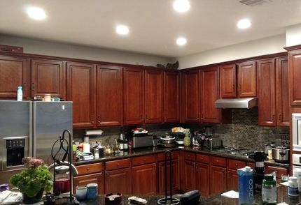 Before, During & After Kitchen Painting in Katy, TX (1)