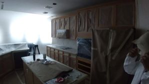 Before & After Kitchen Cabinet Painting & Backsplash Installation in Sugarland, TX (4)