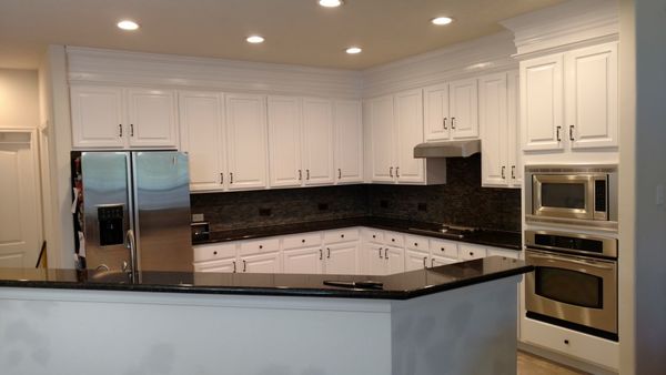 Before, During & After Kitchen Painting in Katy, TX (5)