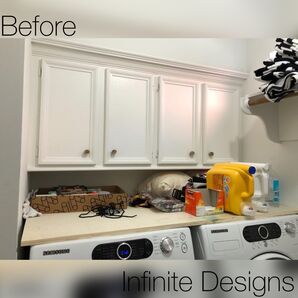 Before and After Kitchen Laundry Cabinetry in Woodlands, TX (1)