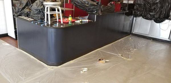Office Front Desk Painting in Houston, TX (1)